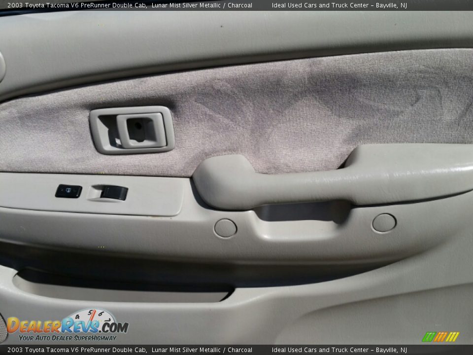 2003 Toyota Tacoma V6 PreRunner Double Cab Lunar Mist Silver Metallic / Charcoal Photo #22