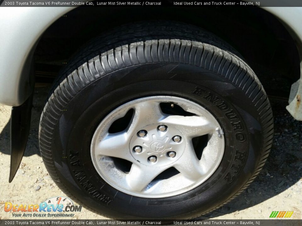 2003 Toyota Tacoma V6 PreRunner Double Cab Lunar Mist Silver Metallic / Charcoal Photo #26