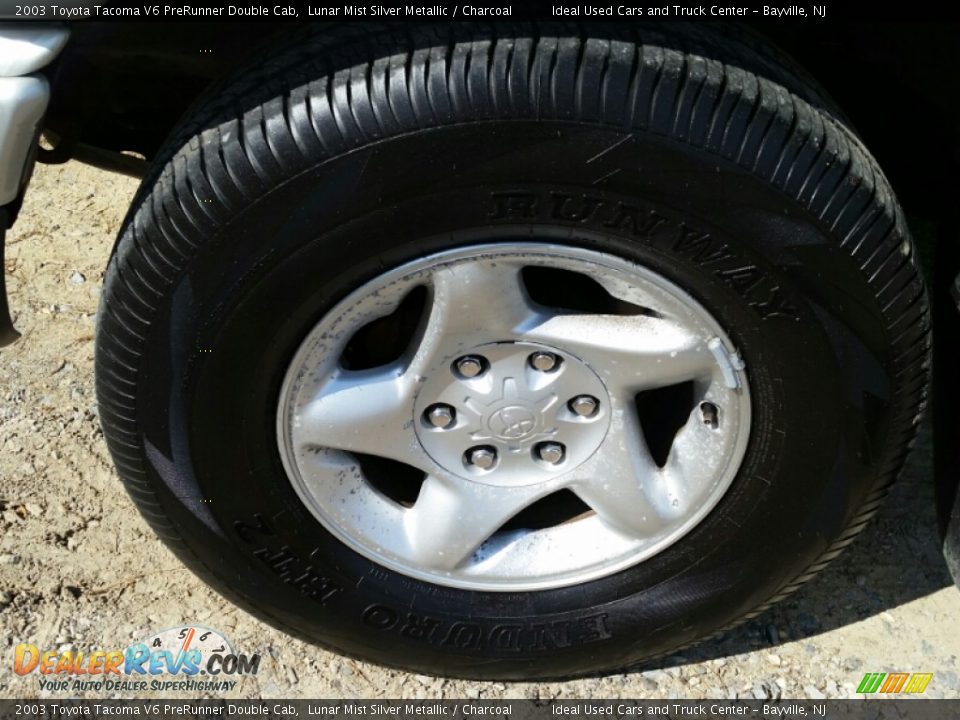 2003 Toyota Tacoma V6 PreRunner Double Cab Lunar Mist Silver Metallic / Charcoal Photo #28