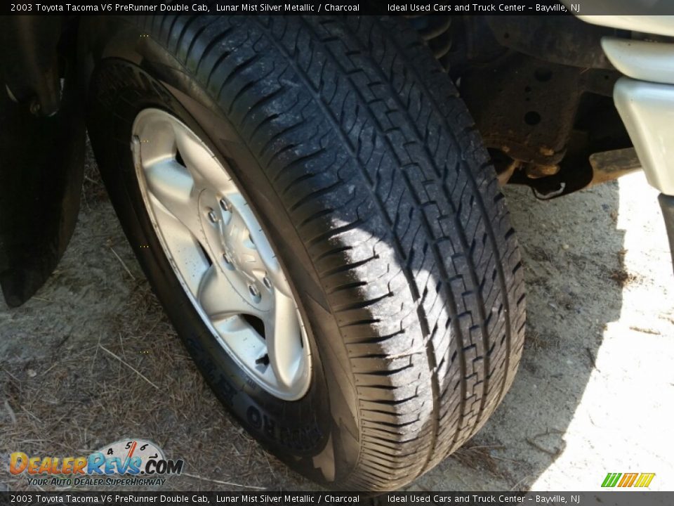 2003 Toyota Tacoma V6 PreRunner Double Cab Lunar Mist Silver Metallic / Charcoal Photo #29