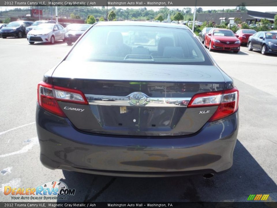 2012 Toyota Camry XLE Magnetic Gray Metallic / Ash Photo #8