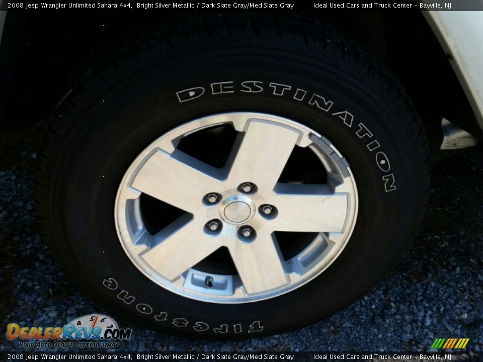 2008 Jeep Wrangler Unlimited Sahara 4x4 Bright Silver Metallic / Dark Slate Gray/Med Slate Gray Photo #24