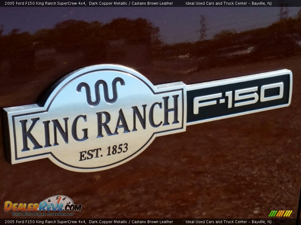 2005 Ford F150 King Ranch SuperCrew 4x4 Dark Copper Metallic / Castano Brown Leather Photo #9