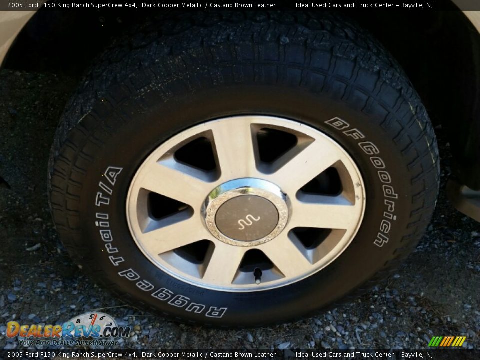2005 Ford F150 King Ranch SuperCrew 4x4 Dark Copper Metallic / Castano Brown Leather Photo #31