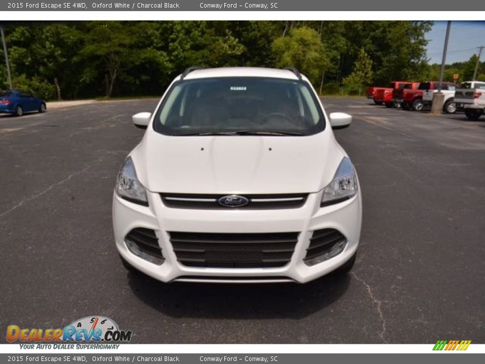 2015 Ford Escape SE 4WD Oxford White / Charcoal Black Photo #2
