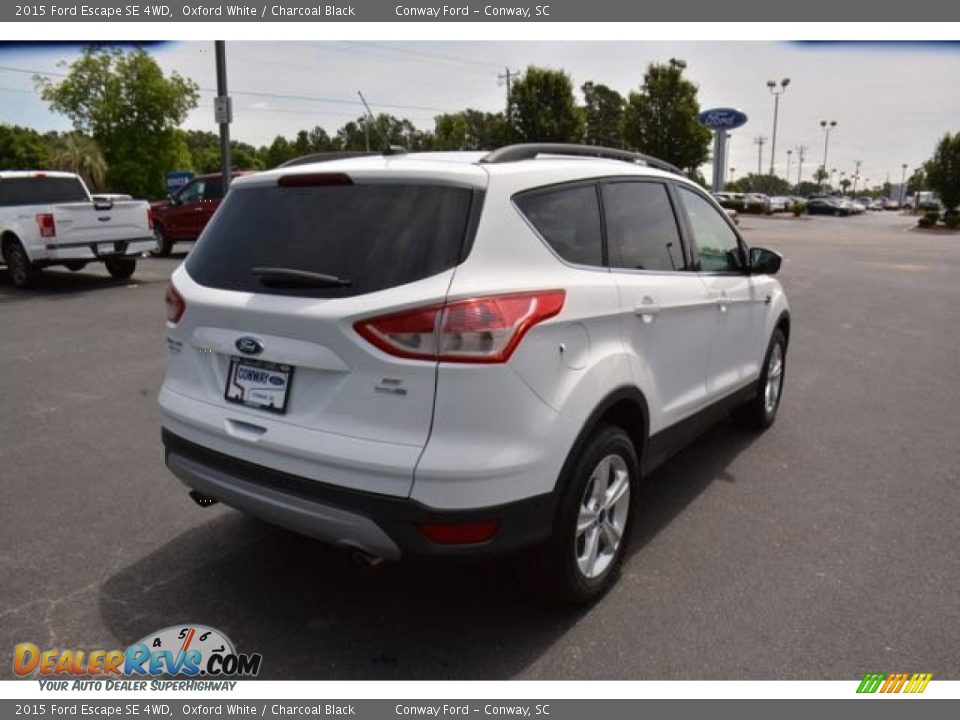 2015 Ford Escape SE 4WD Oxford White / Charcoal Black Photo #5