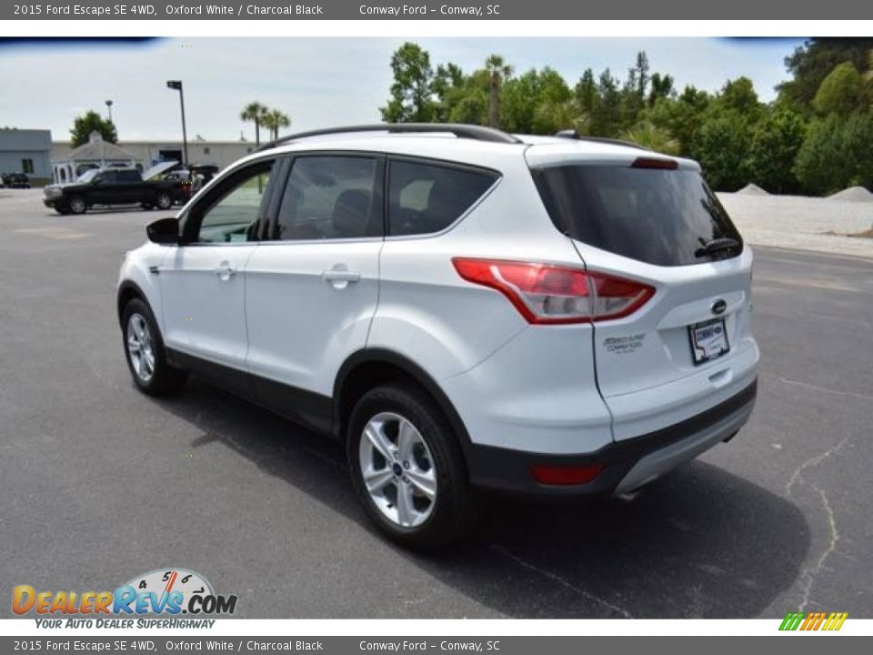 2015 Ford Escape SE 4WD Oxford White / Charcoal Black Photo #8