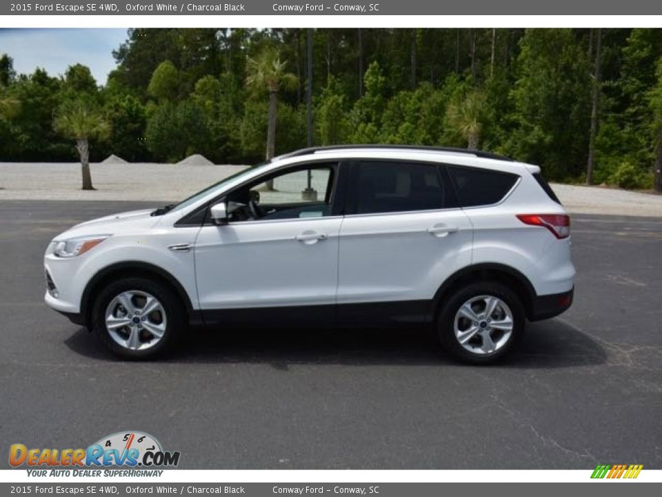 2015 Ford Escape SE 4WD Oxford White / Charcoal Black Photo #9