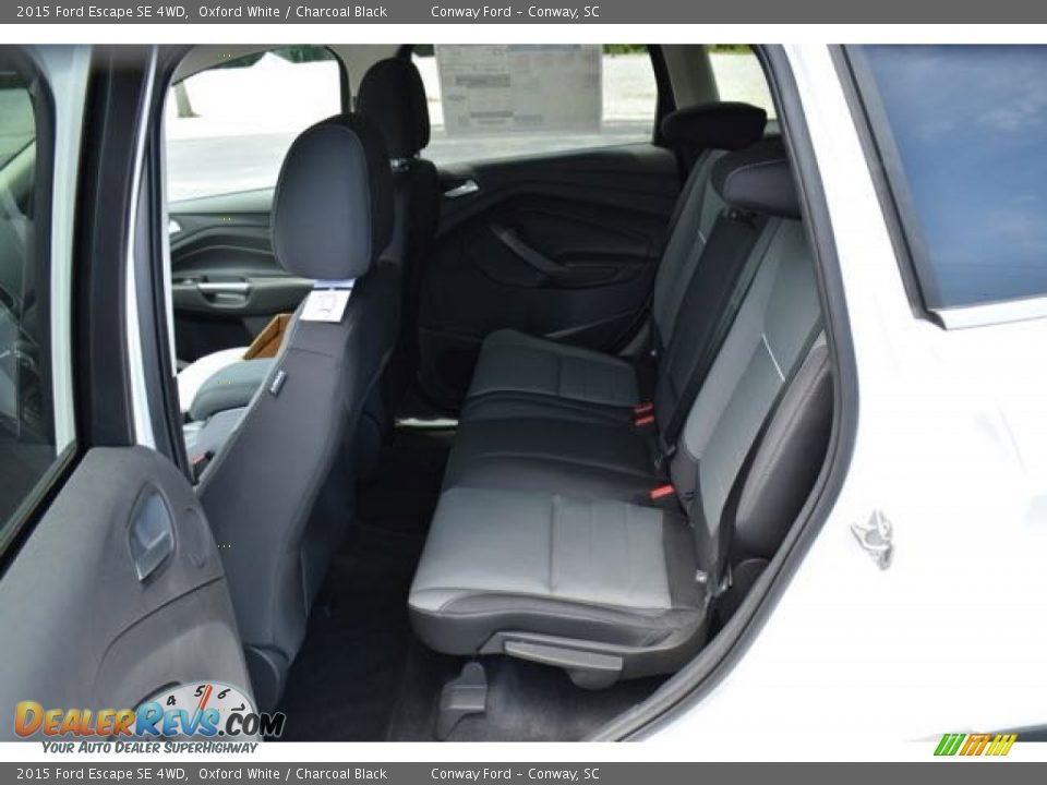 2015 Ford Escape SE 4WD Oxford White / Charcoal Black Photo #12