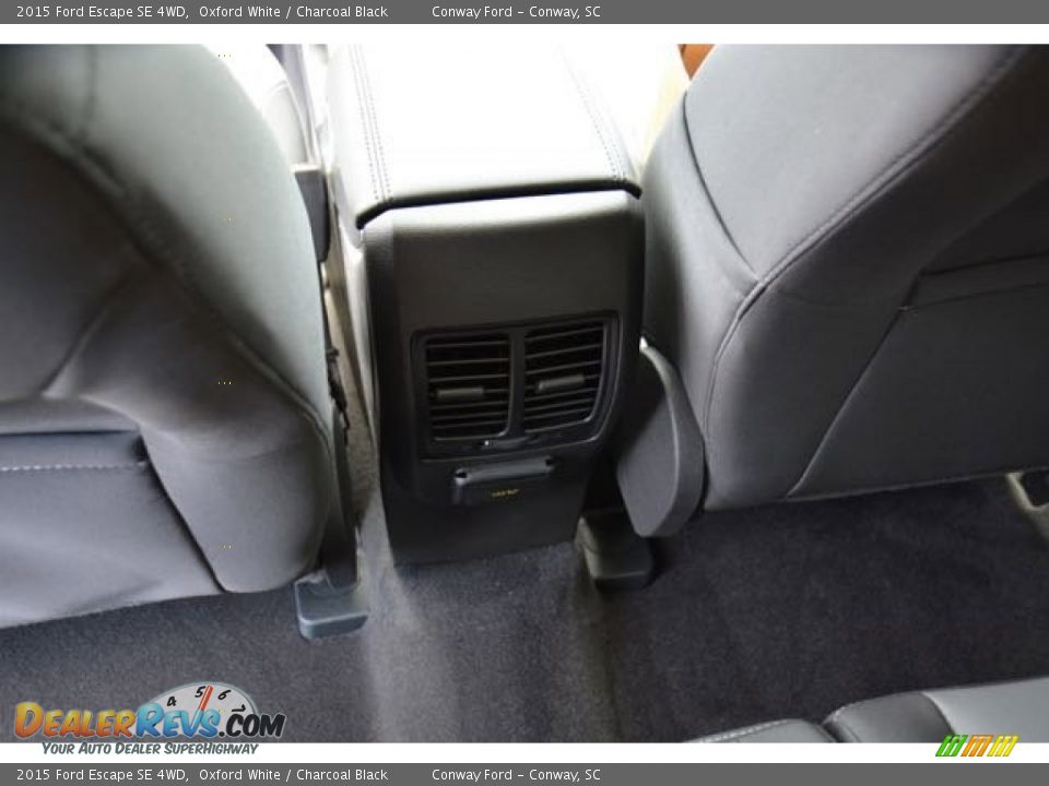 2015 Ford Escape SE 4WD Oxford White / Charcoal Black Photo #13