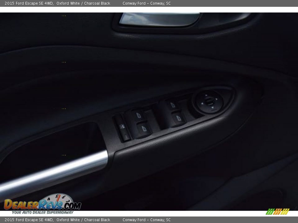 2015 Ford Escape SE 4WD Oxford White / Charcoal Black Photo #18