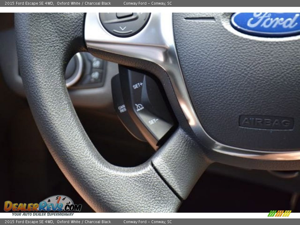 2015 Ford Escape SE 4WD Oxford White / Charcoal Black Photo #23