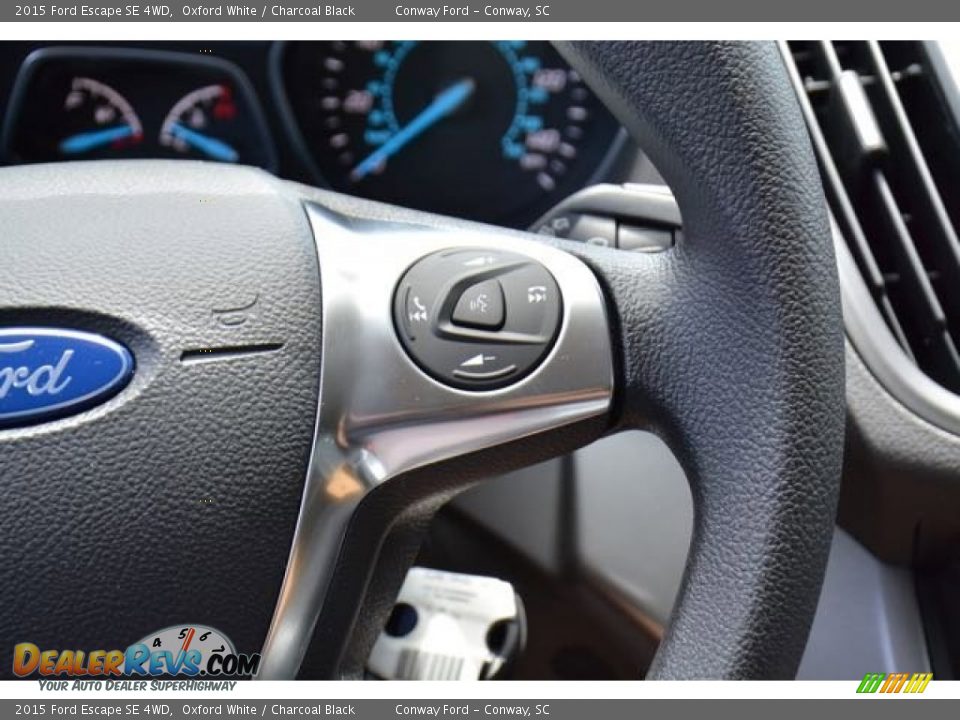 2015 Ford Escape SE 4WD Oxford White / Charcoal Black Photo #24
