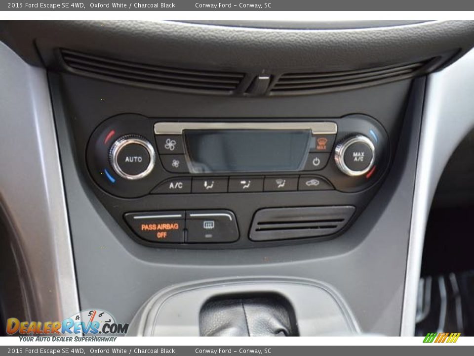 2015 Ford Escape SE 4WD Oxford White / Charcoal Black Photo #27