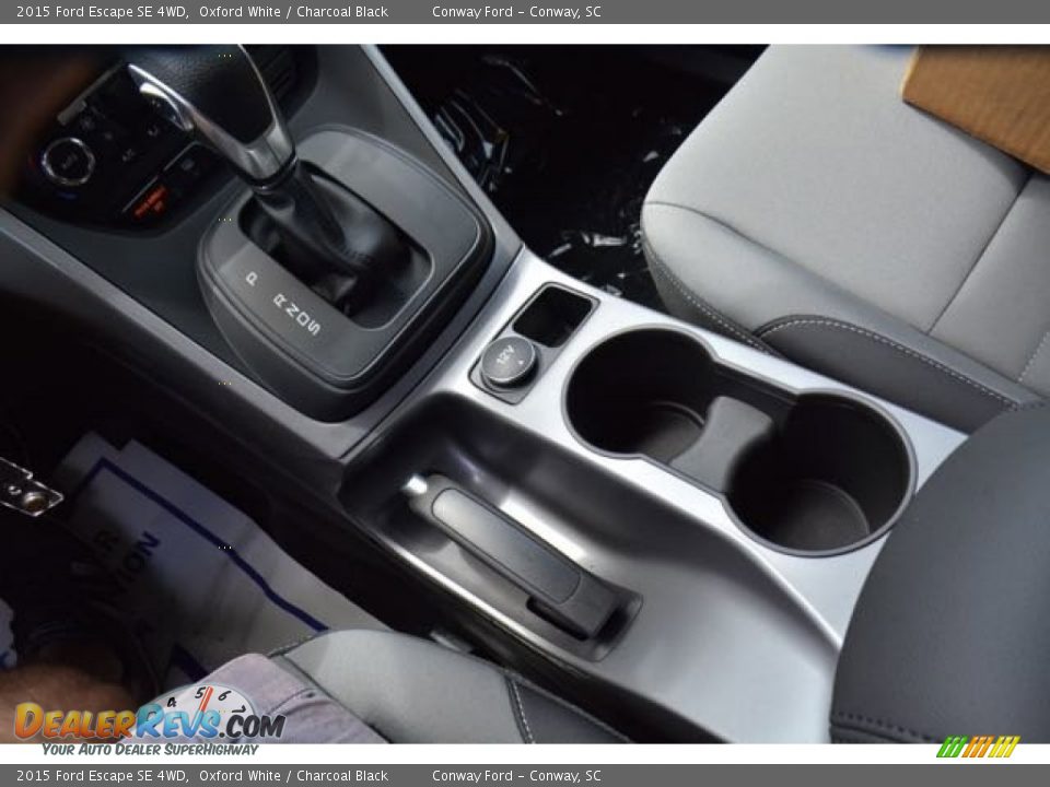 2015 Ford Escape SE 4WD Oxford White / Charcoal Black Photo #28