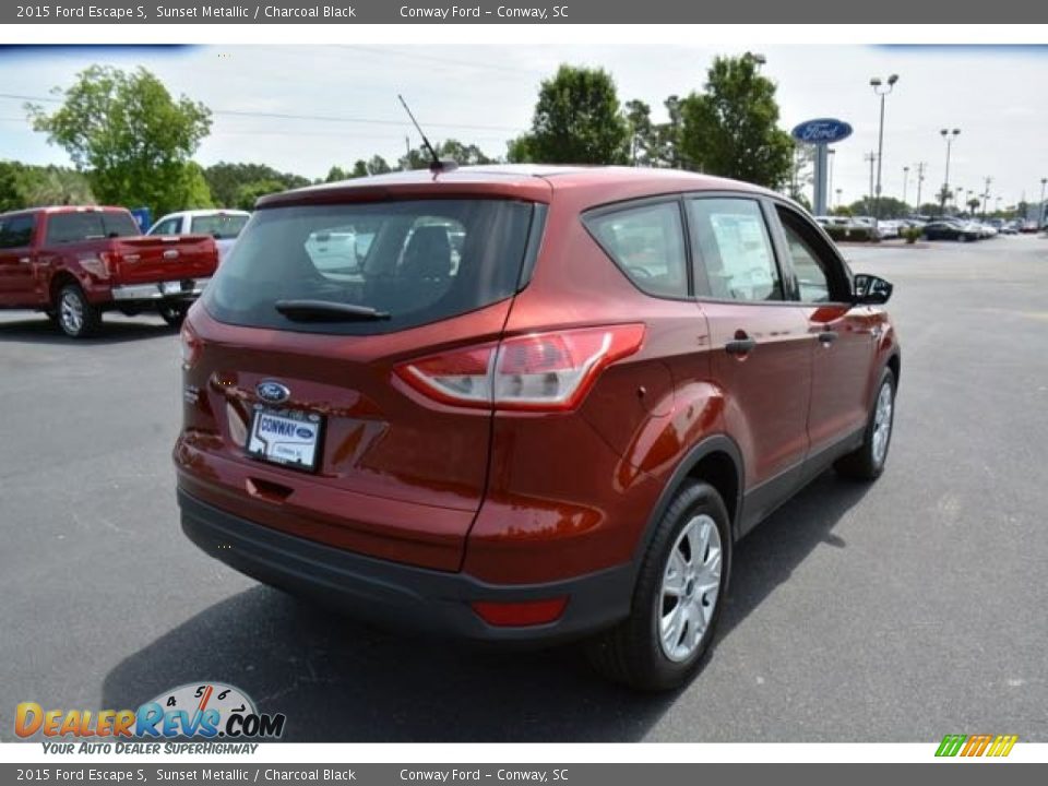 2015 Ford Escape S Sunset Metallic / Charcoal Black Photo #5