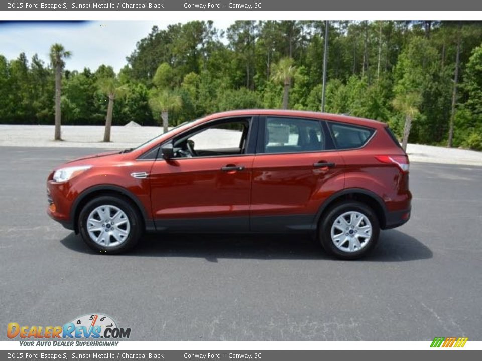 2015 Ford Escape S Sunset Metallic / Charcoal Black Photo #8