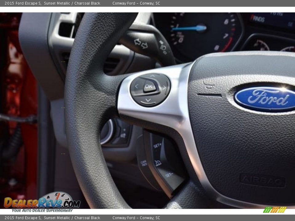 2015 Ford Escape S Sunset Metallic / Charcoal Black Photo #21