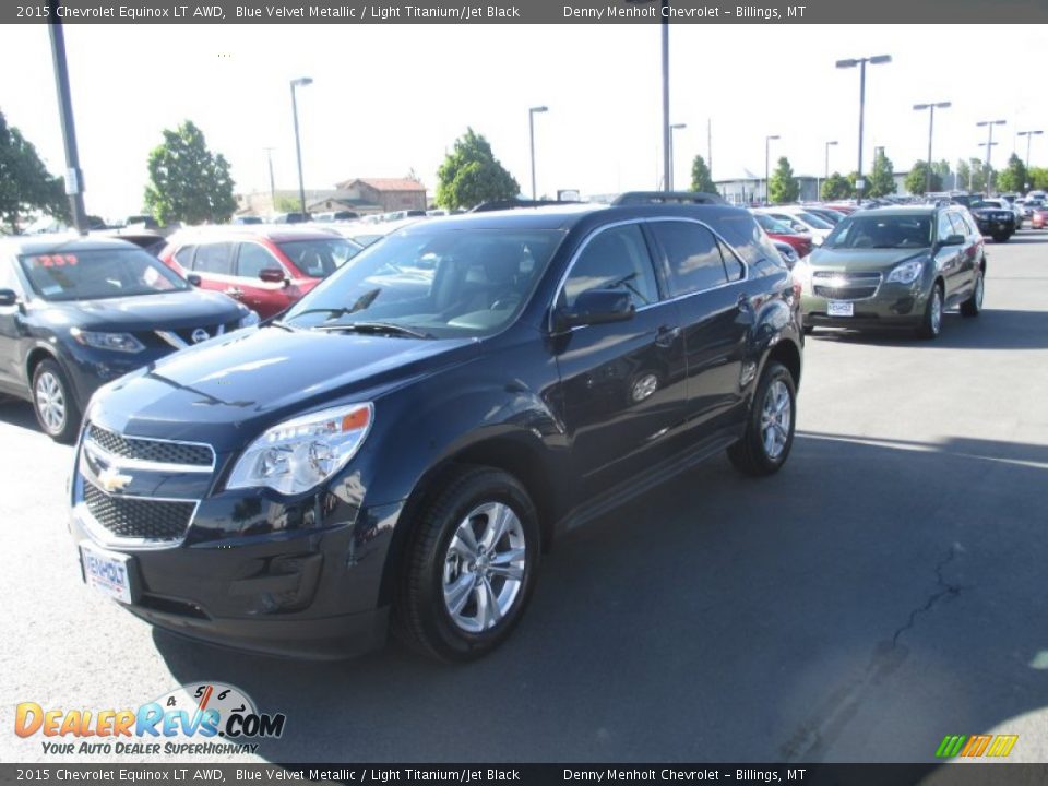 2015 Chevrolet Equinox LT AWD Blue Velvet Metallic / Light Titanium/Jet Black Photo #2