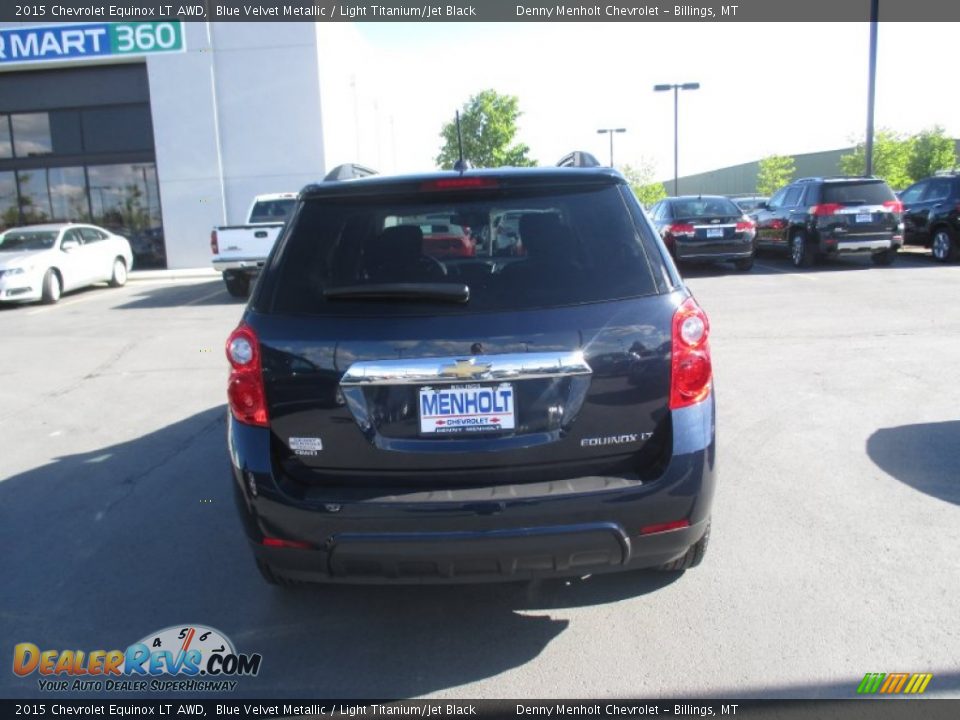 2015 Chevrolet Equinox LT AWD Blue Velvet Metallic / Light Titanium/Jet Black Photo #5