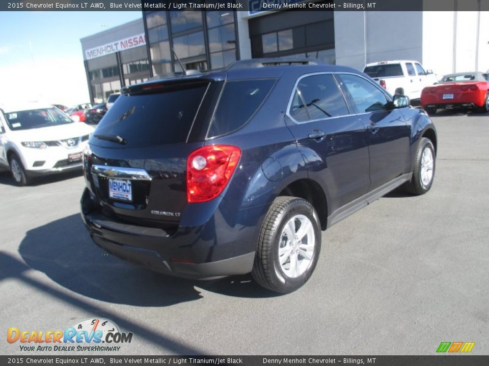 2015 Chevrolet Equinox LT AWD Blue Velvet Metallic / Light Titanium/Jet Black Photo #6