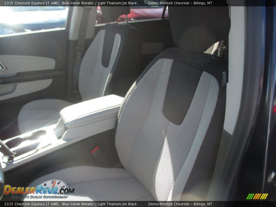 2015 Chevrolet Equinox LT AWD Blue Velvet Metallic / Light Titanium/Jet Black Photo #11