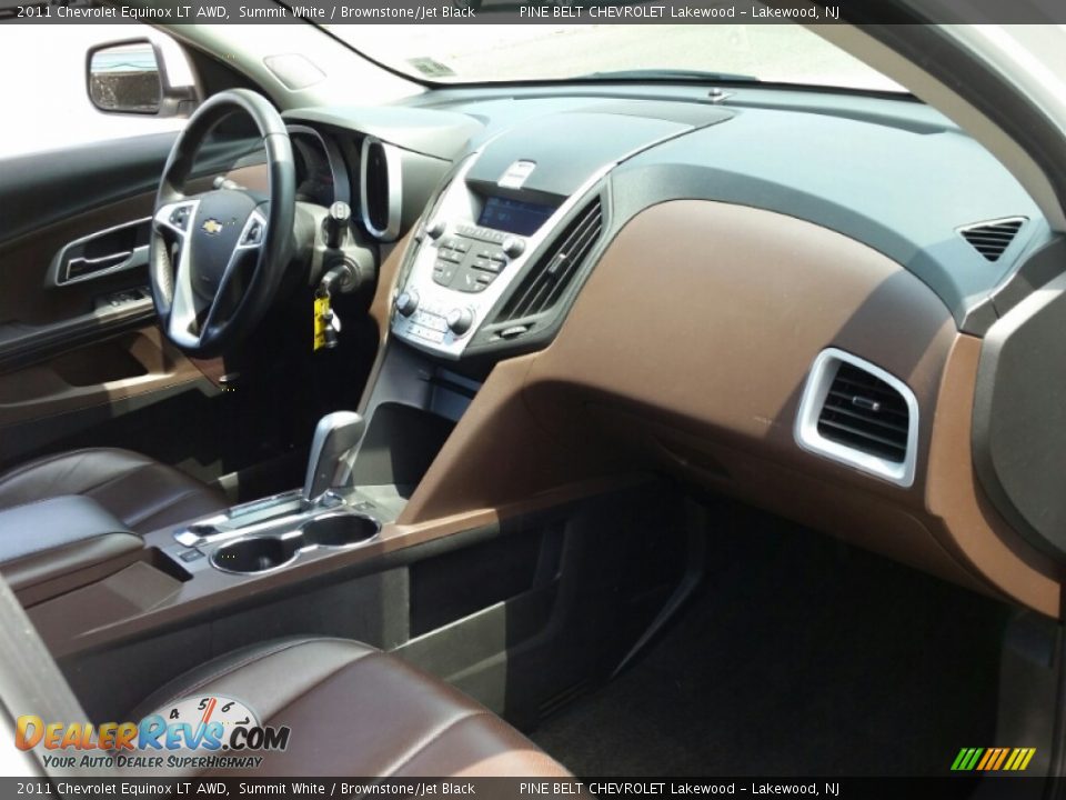 2011 Chevrolet Equinox LT AWD Summit White / Brownstone/Jet Black Photo #6