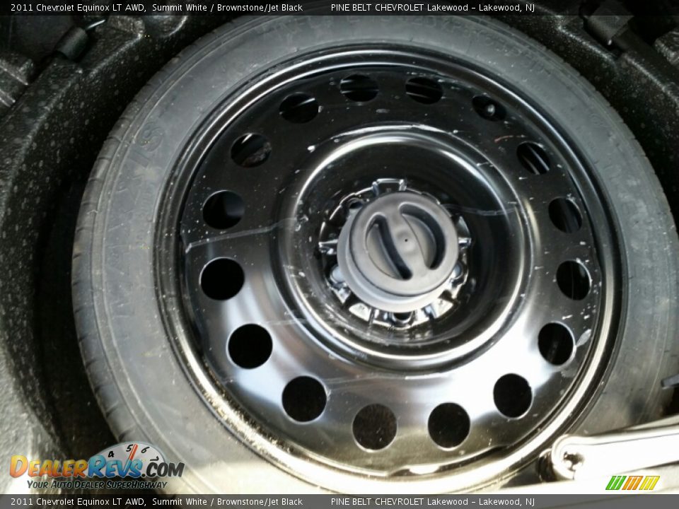 2011 Chevrolet Equinox LT AWD Summit White / Brownstone/Jet Black Photo #10