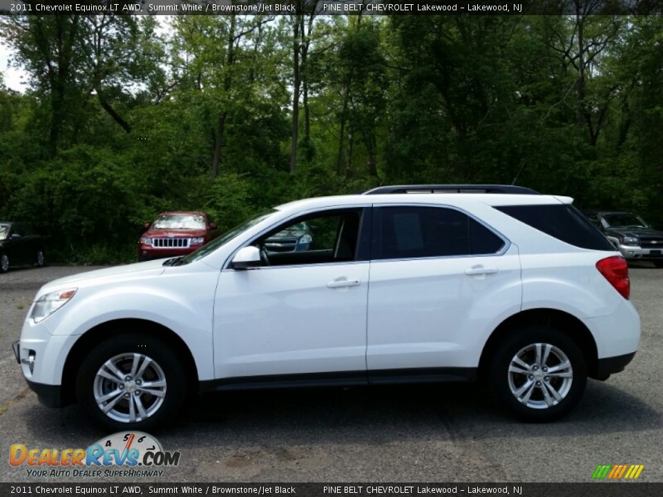 Summit White 2011 Chevrolet Equinox LT AWD Photo #12
