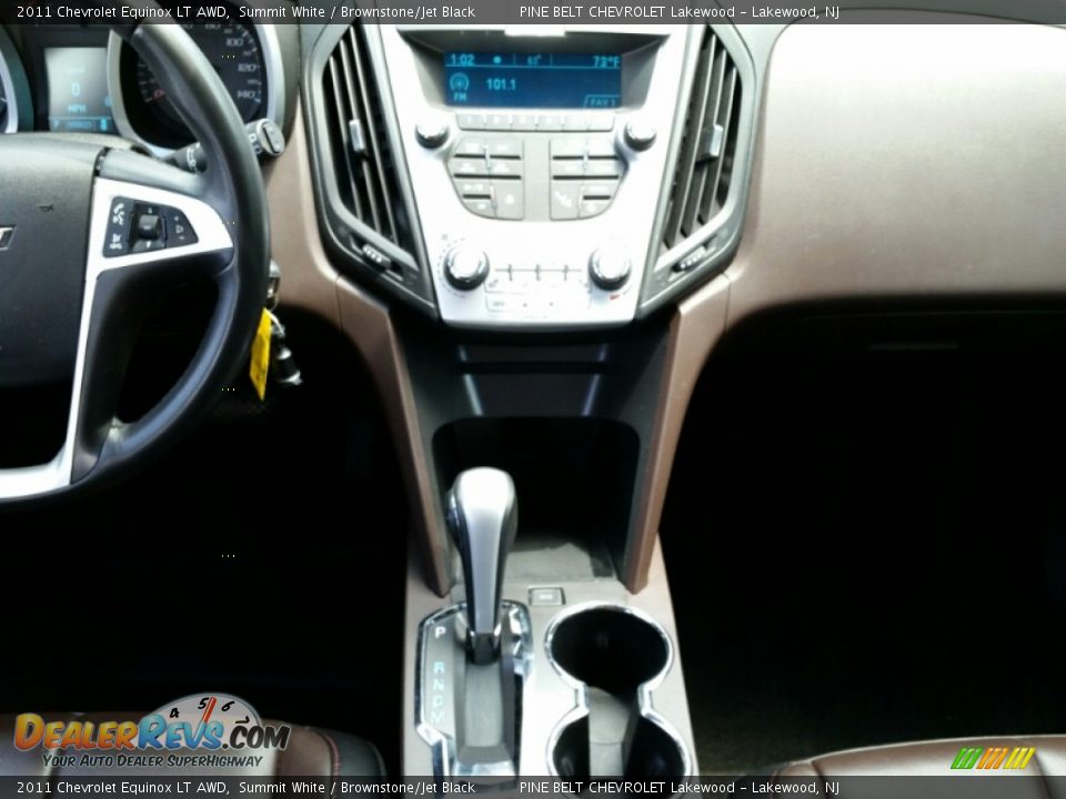 2011 Chevrolet Equinox LT AWD Summit White / Brownstone/Jet Black Photo #16