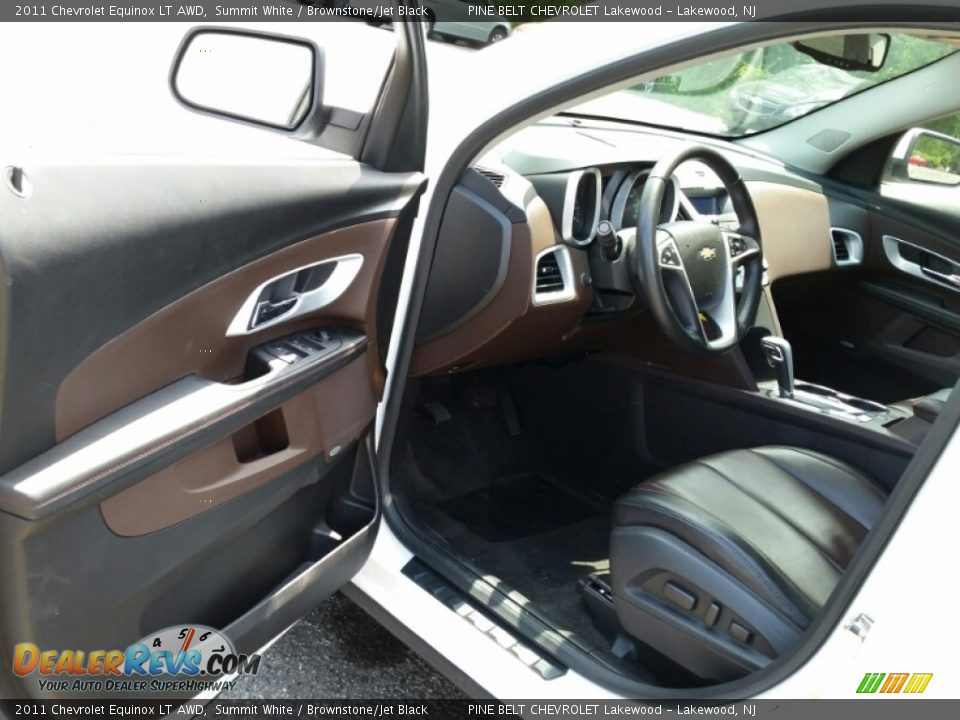 2011 Chevrolet Equinox LT AWD Summit White / Brownstone/Jet Black Photo #18
