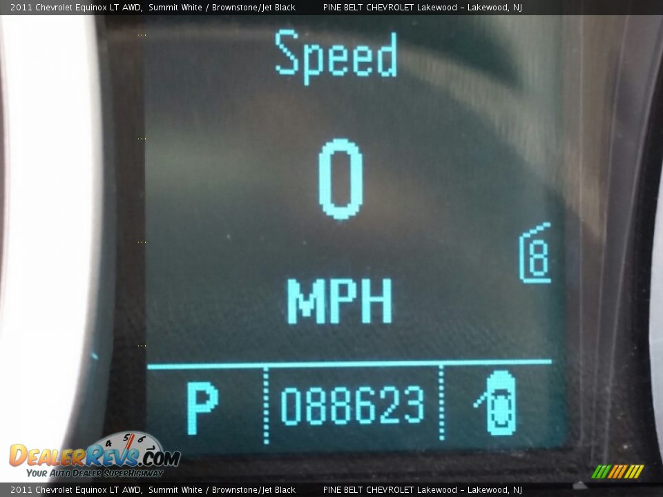 2011 Chevrolet Equinox LT AWD Summit White / Brownstone/Jet Black Photo #20