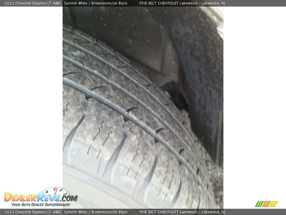 2011 Chevrolet Equinox LT AWD Summit White / Brownstone/Jet Black Photo #21