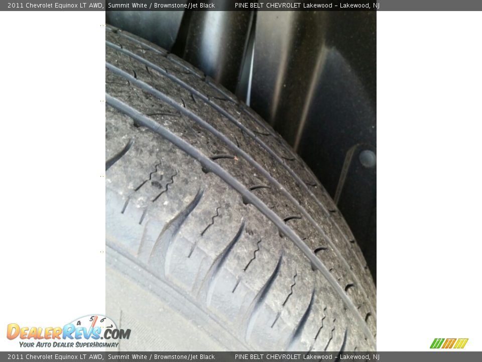 2011 Chevrolet Equinox LT AWD Summit White / Brownstone/Jet Black Photo #22