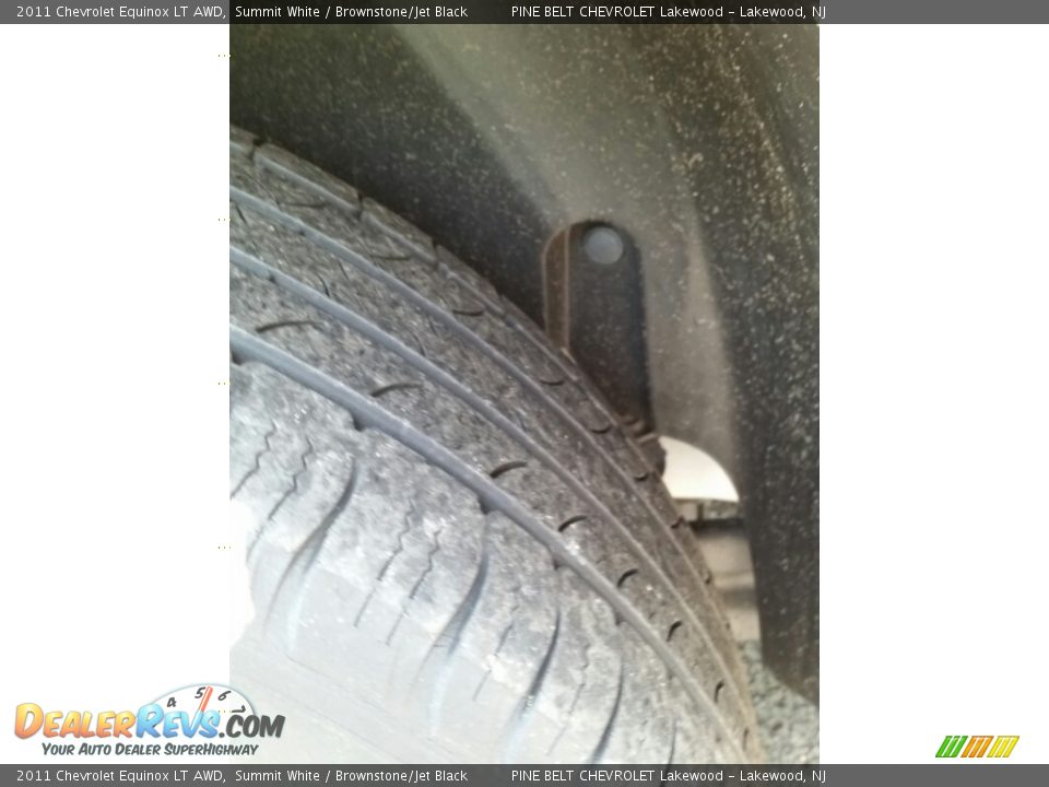 2011 Chevrolet Equinox LT AWD Summit White / Brownstone/Jet Black Photo #23