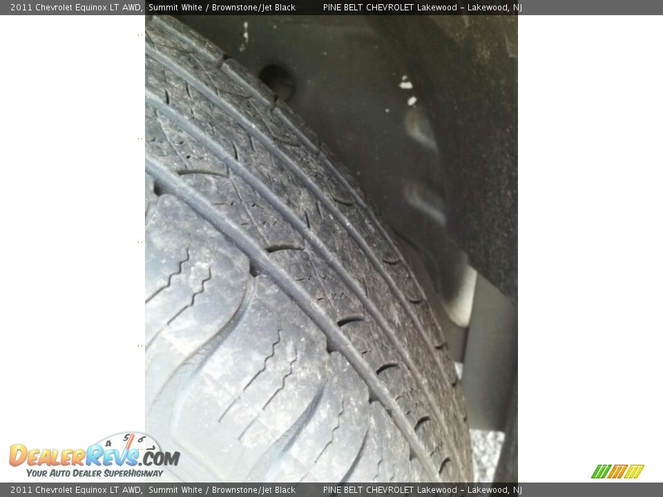 2011 Chevrolet Equinox LT AWD Summit White / Brownstone/Jet Black Photo #24