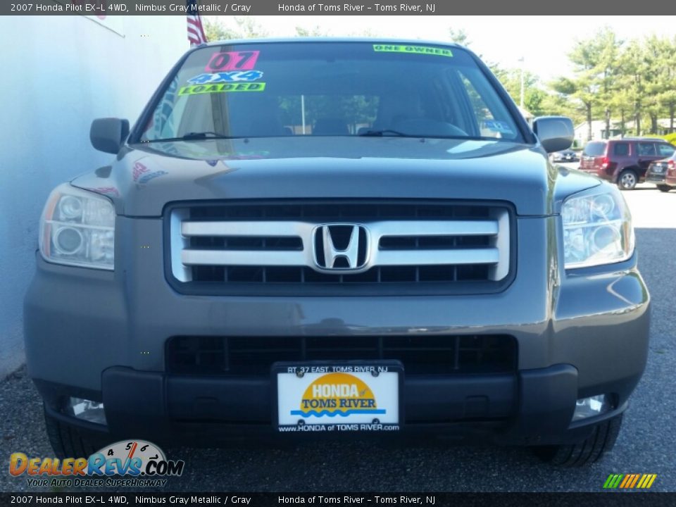 2007 Honda Pilot EX-L 4WD Nimbus Gray Metallic / Gray Photo #2