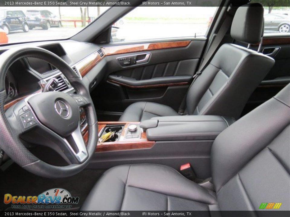 2013 Mercedes-Benz E 350 Sedan Steel Grey Metallic / Almond/Black Photo #12