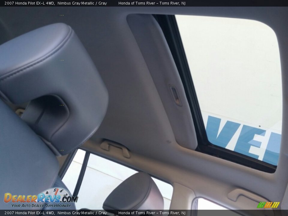 2007 Honda Pilot EX-L 4WD Nimbus Gray Metallic / Gray Photo #9