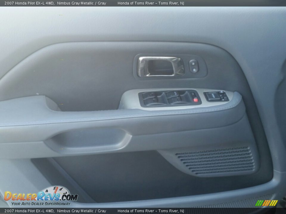 2007 Honda Pilot EX-L 4WD Nimbus Gray Metallic / Gray Photo #13