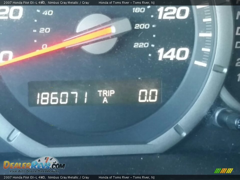 2007 Honda Pilot EX-L 4WD Nimbus Gray Metallic / Gray Photo #17