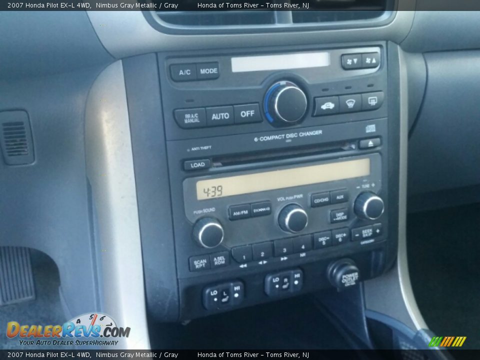 2007 Honda Pilot EX-L 4WD Nimbus Gray Metallic / Gray Photo #19