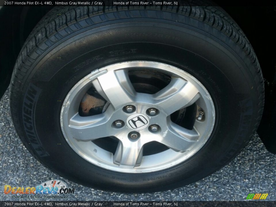 2007 Honda Pilot EX-L 4WD Nimbus Gray Metallic / Gray Photo #24