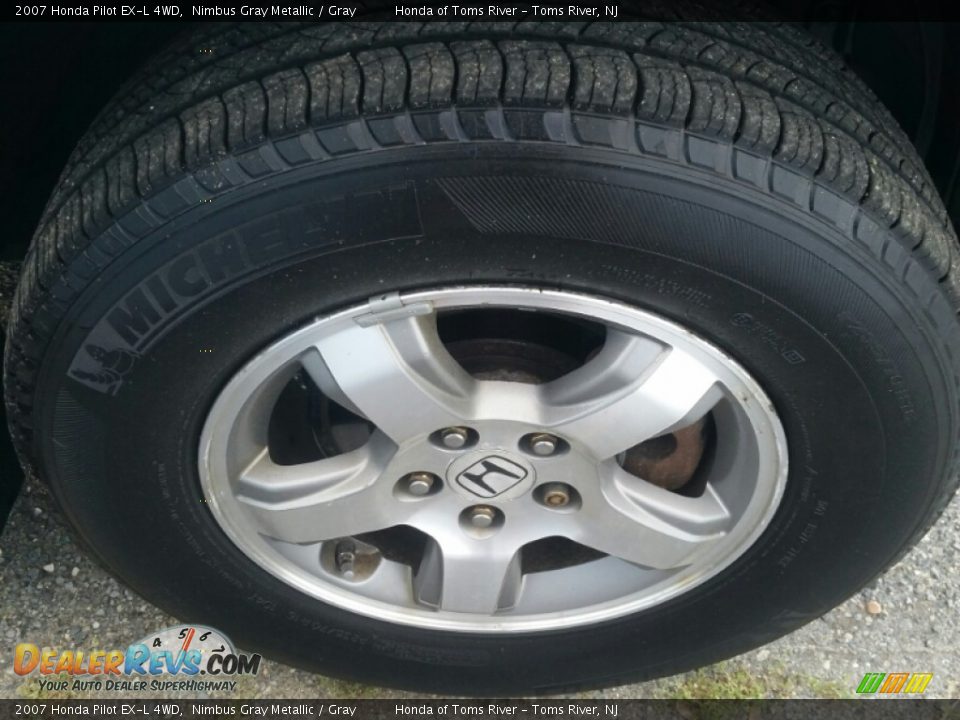 2007 Honda Pilot EX-L 4WD Nimbus Gray Metallic / Gray Photo #25