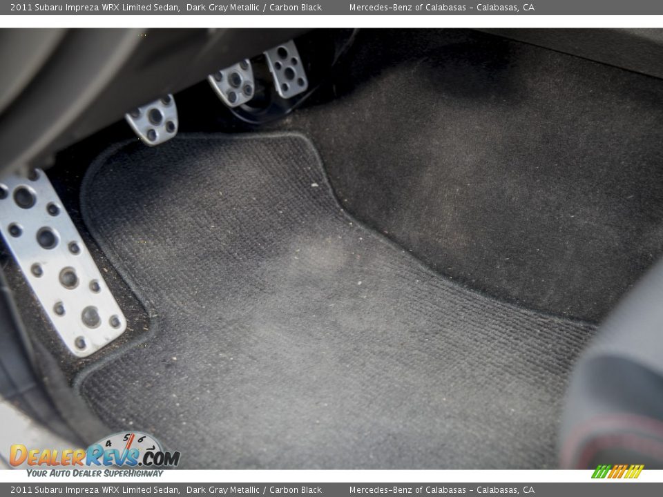 2011 Subaru Impreza WRX Limited Sedan Dark Gray Metallic / Carbon Black Photo #6