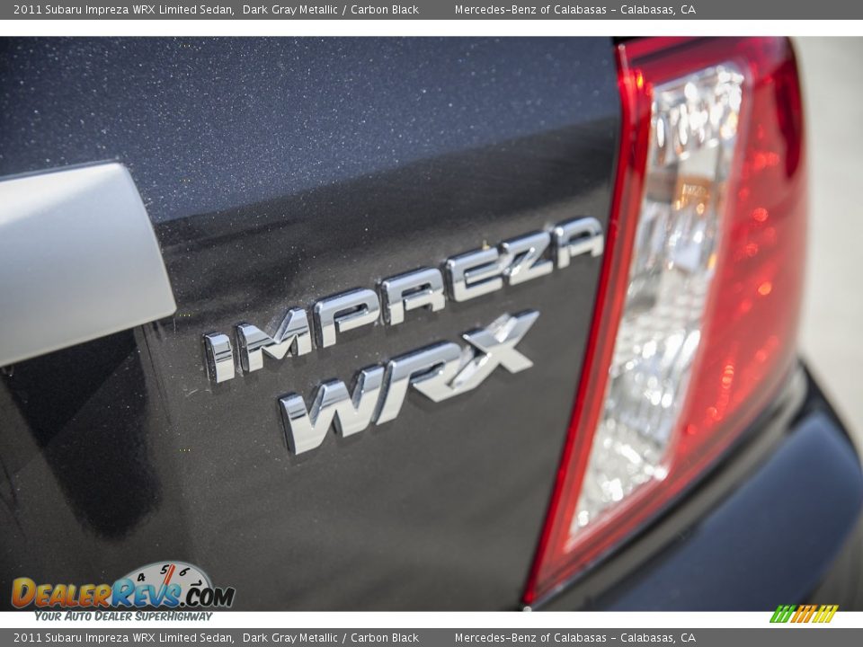 2011 Subaru Impreza WRX Limited Sedan Dark Gray Metallic / Carbon Black Photo #7