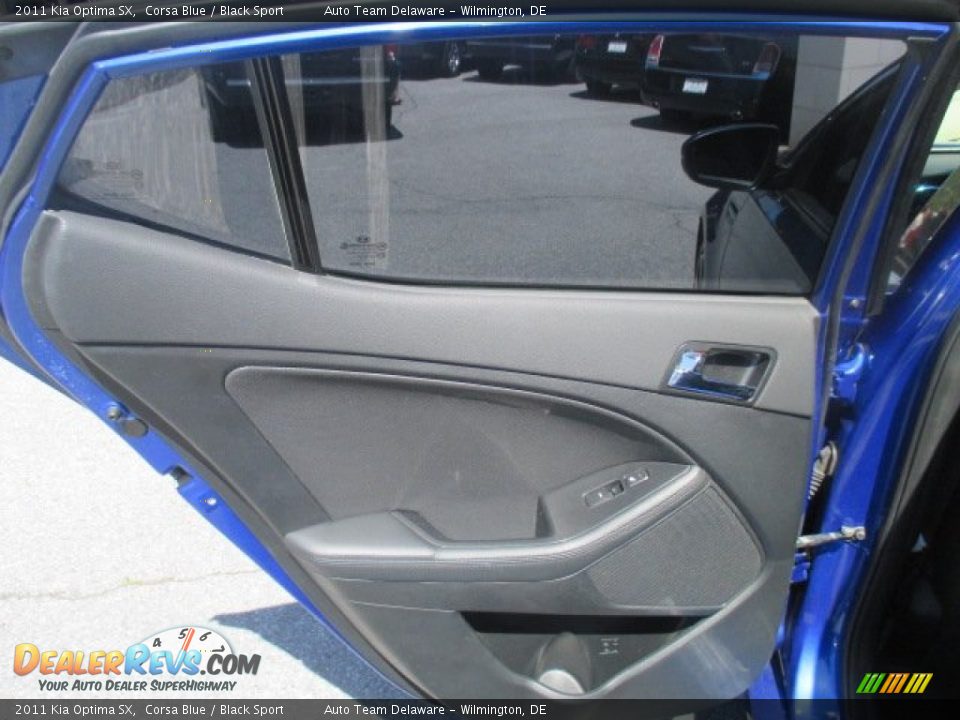 2011 Kia Optima SX Corsa Blue / Black Sport Photo #22