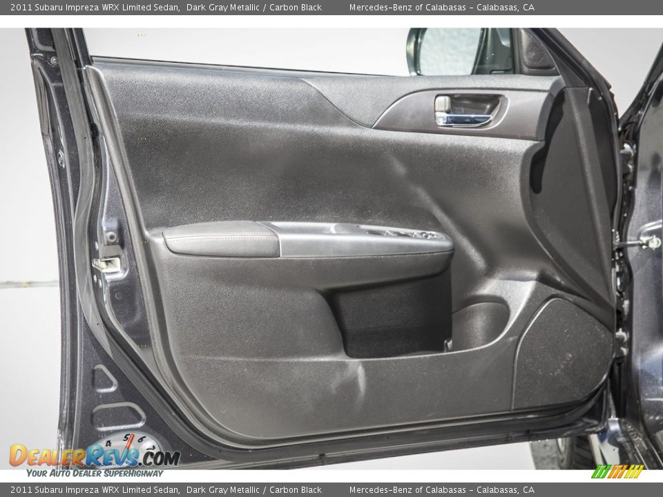 2011 Subaru Impreza WRX Limited Sedan Dark Gray Metallic / Carbon Black Photo #18