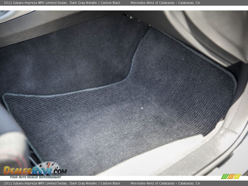 2011 Subaru Impreza WRX Limited Sedan Dark Gray Metallic / Carbon Black Photo #22