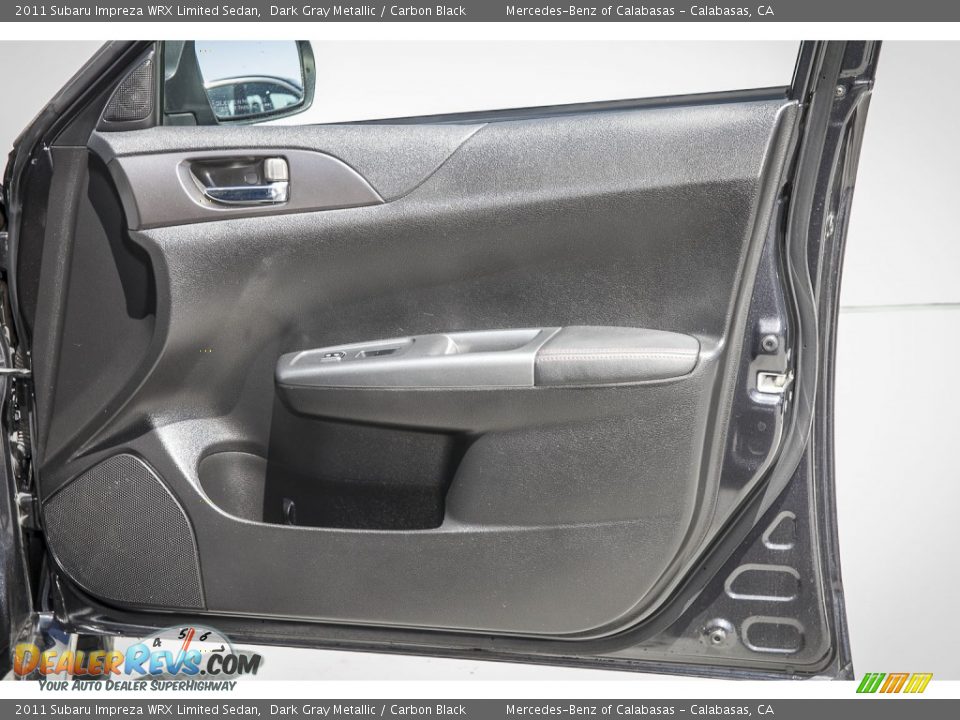 2011 Subaru Impreza WRX Limited Sedan Dark Gray Metallic / Carbon Black Photo #23